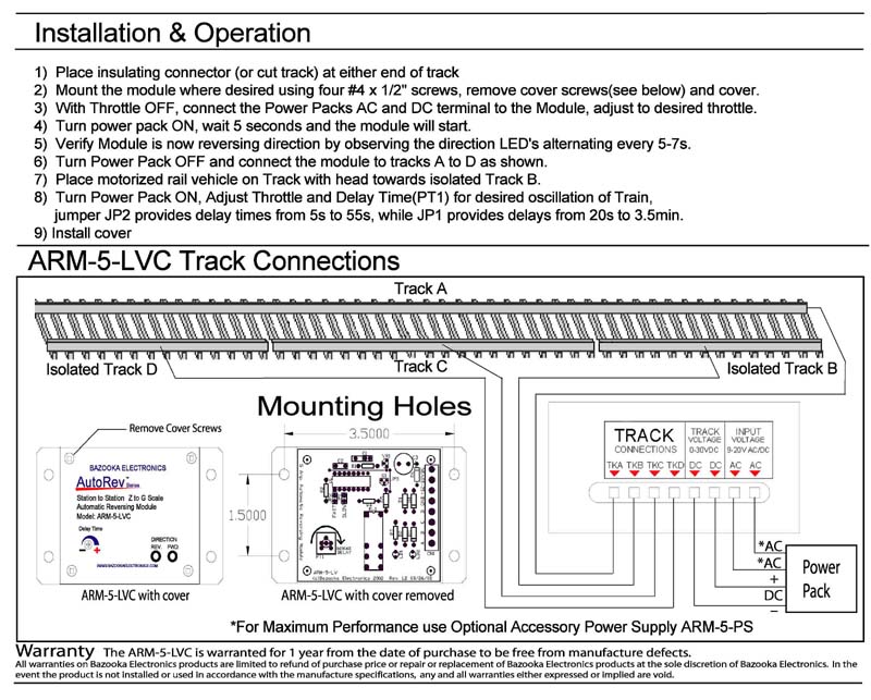 ARM-5-LVC Instructions